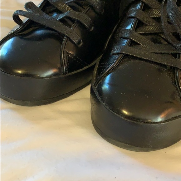 New Rag & Bone Black Leather Sneakers shoes - Picture 5 of 9